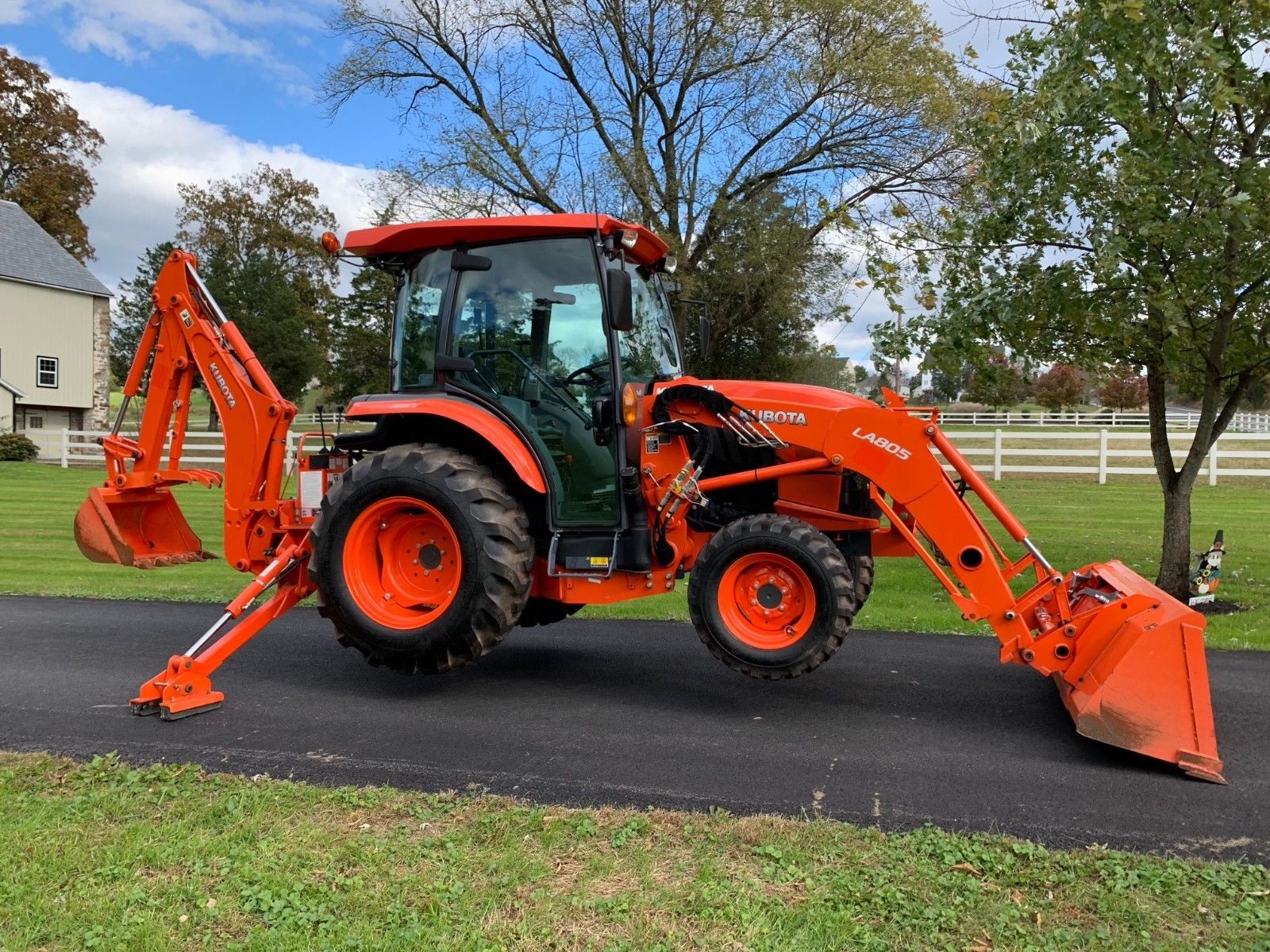 2017 Kubota L3560 HST Tractor Loader Backhoe 4x4 HST